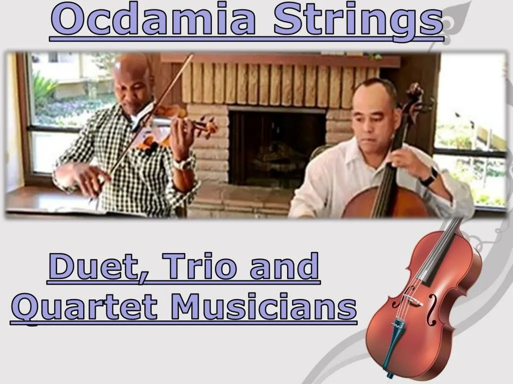 duet trio and quartet musicians