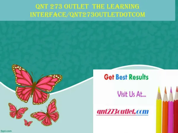 QNT 273 OUTLET The learning interface/qnt273outletdotcom