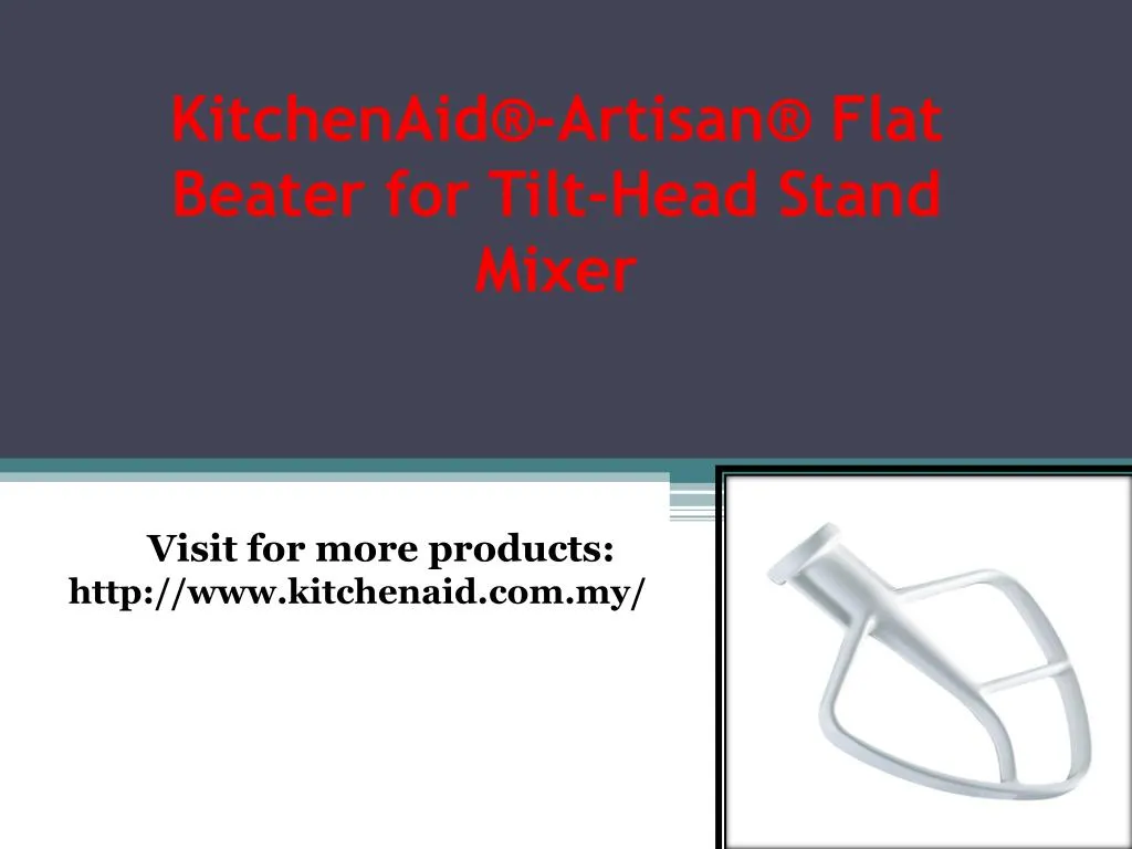 kitchenaid artisan flat beater for tilt head stand mixer