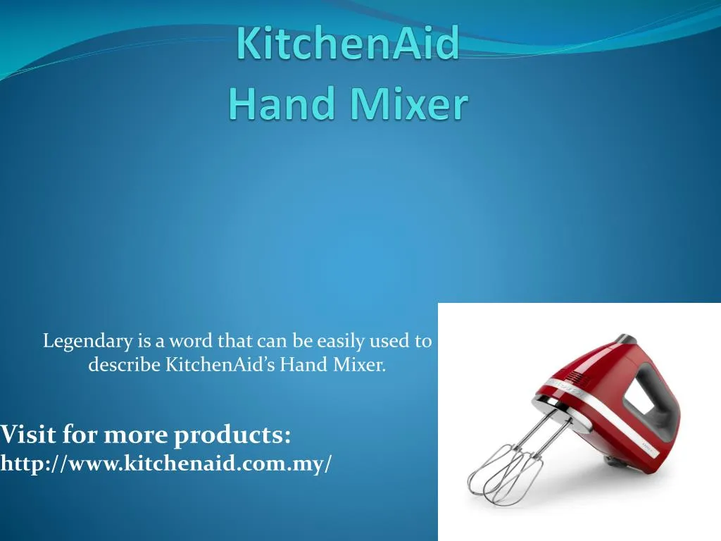 kitchenaid hand mixer