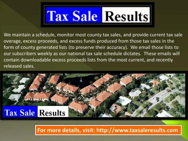 Tax sale los angeles county