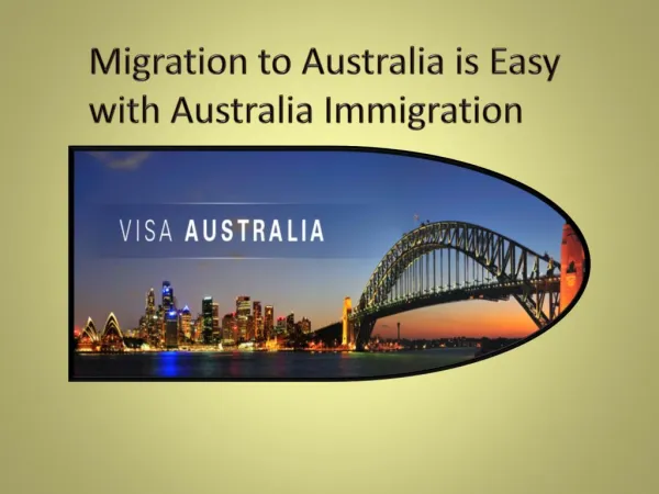 Migration to Australia is Easy with Australia Immigration