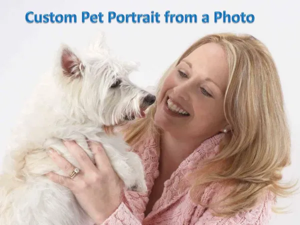 Custom Pet Portrait from a Photo