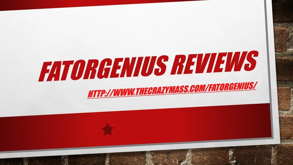 fatorgenius reviews