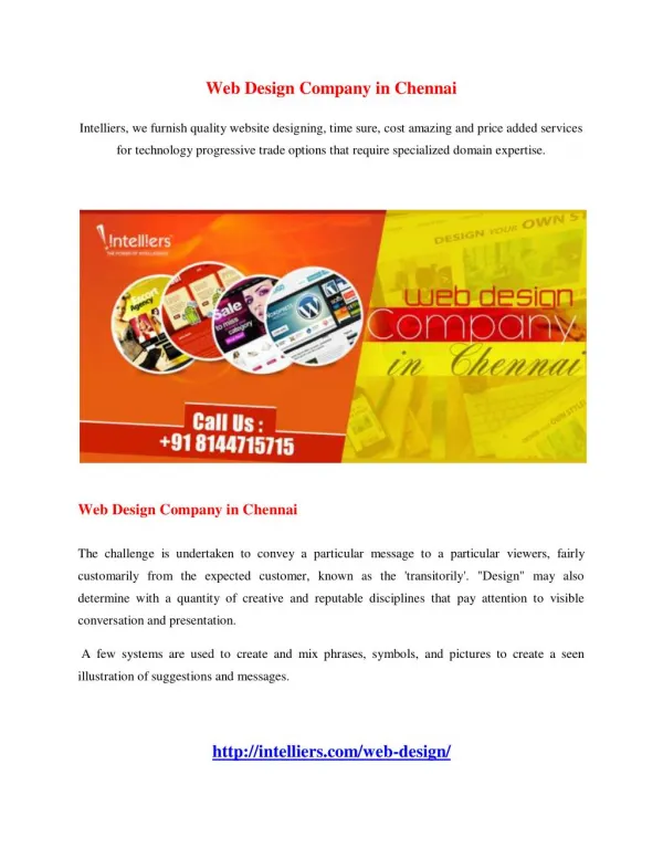 Web Design Company in Chennai