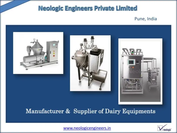 Dairy automation,Dairy Equipment Manufacturer pune India | Neologic