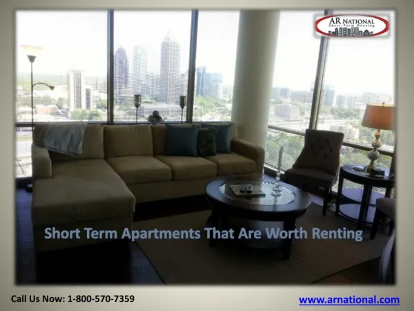 Short Term Apartments That Are Worth Renting