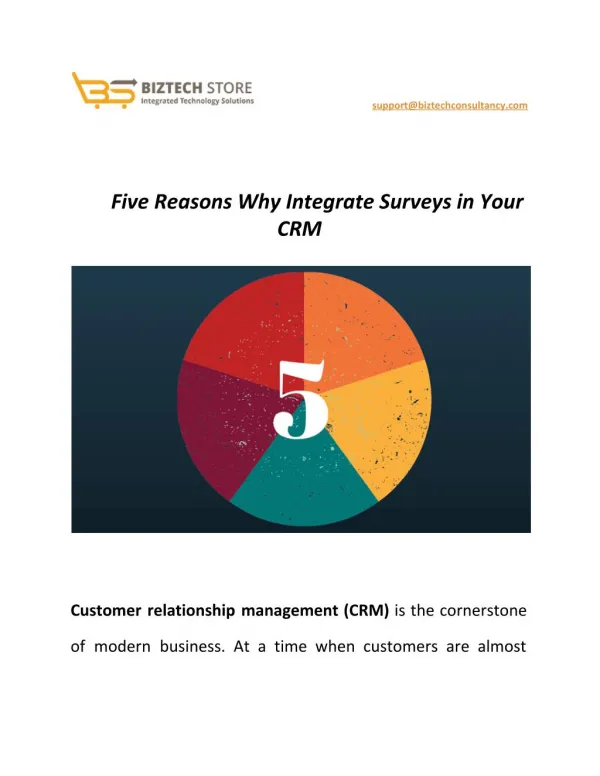 Five Reasons Why Integrate Surveys in Your CRM