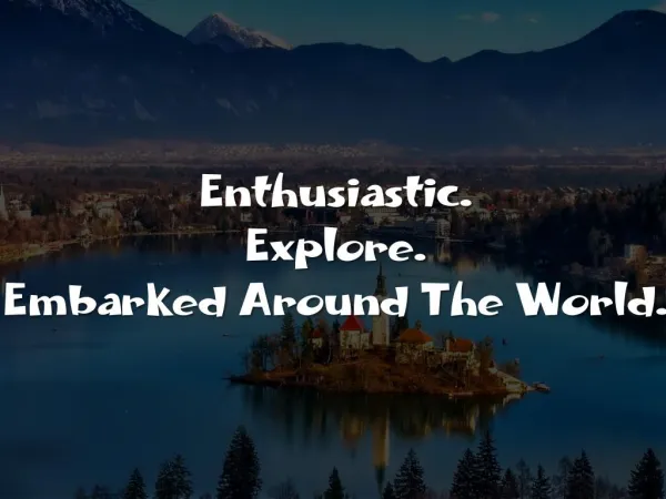 Travel eCommerce System - Enthusiastic, Explore, Embarked Around The World
