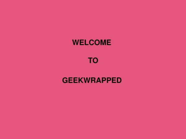 Geek Gifts and Cool Gadgets Online Stores