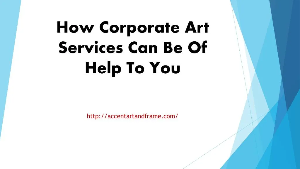 how corporate art services can be of help to you