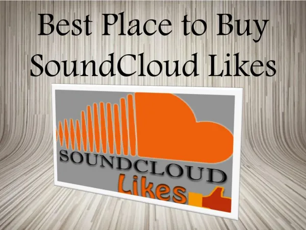 Buy SoundCloud Likes for More Listeners- Buysoundcloudlikes