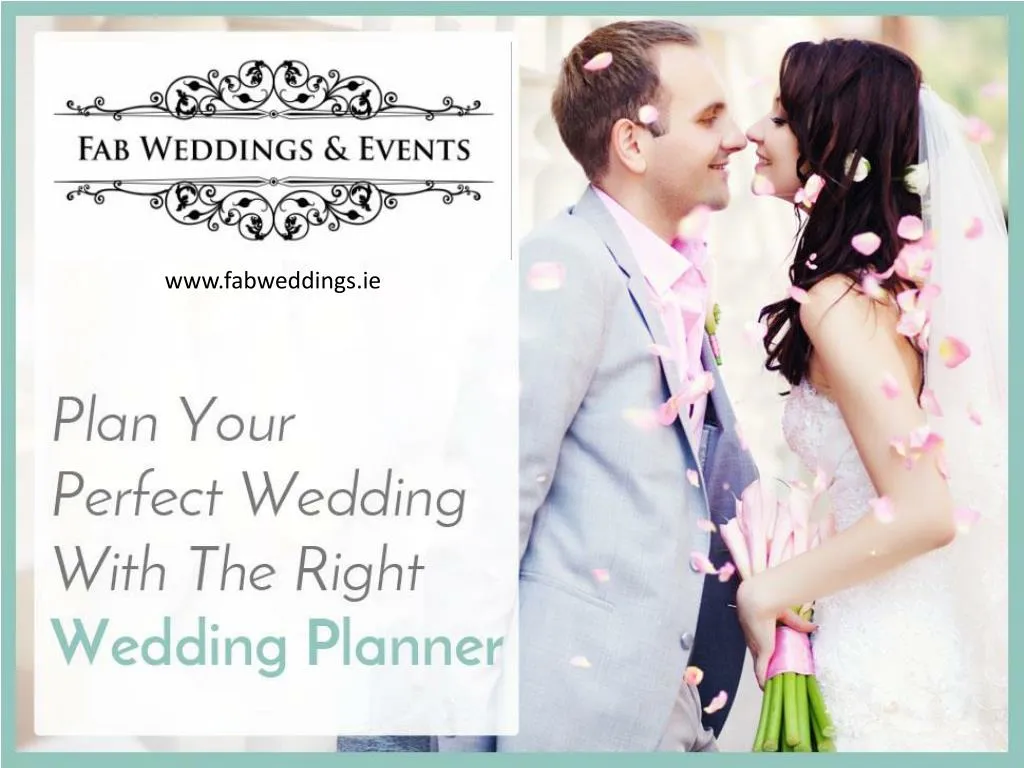 plan your perfect wedding with the right wedding planner