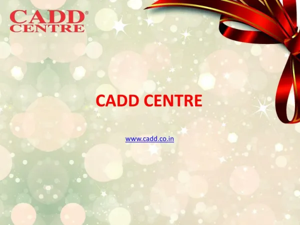 Registered CADD Training Centre in Anna Nagar Chennai