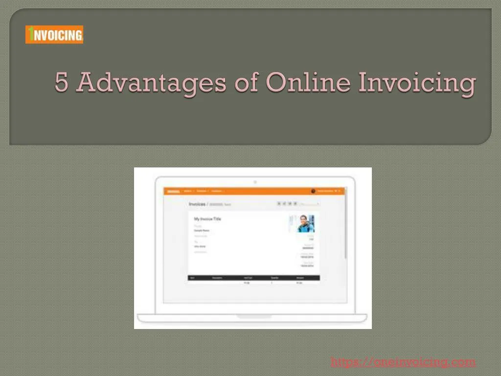 5 advantages of online invoicing