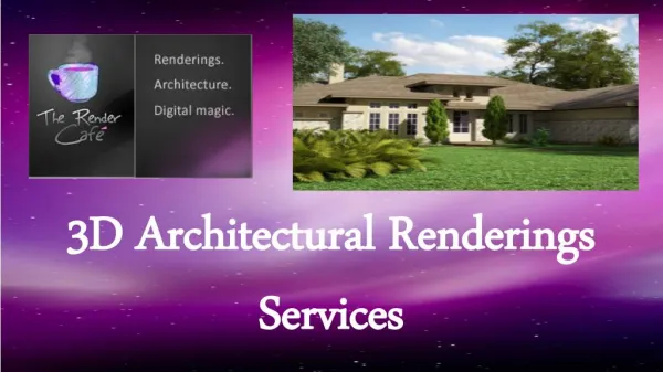 3D Architectural Renderings Services