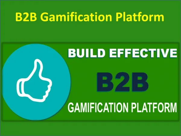 B2B Gamification Platform