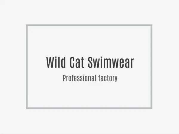 Which is a Professional manufacturer of women bikini swimsuit