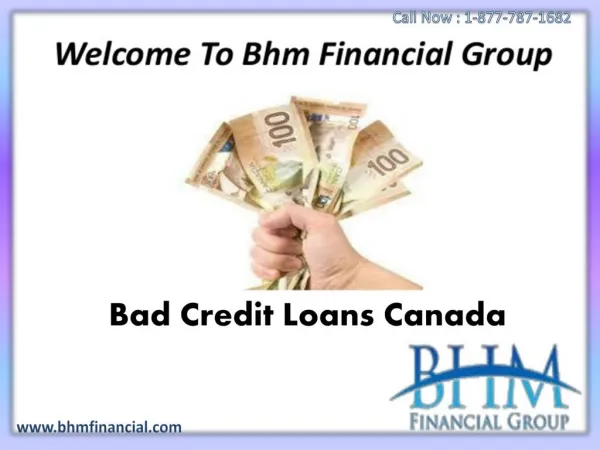 Bad Credit Loans Canada