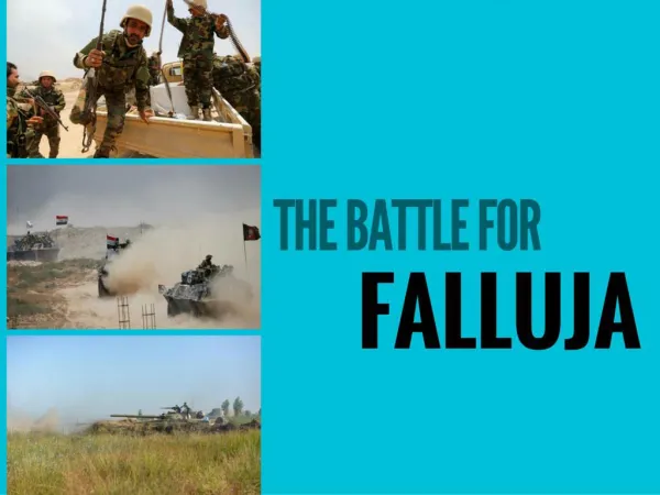 The battle for Falluja
