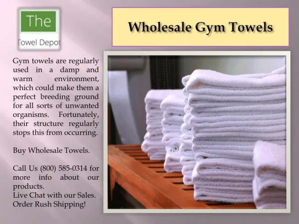 Towel Depot Wholesale Gym Towels
