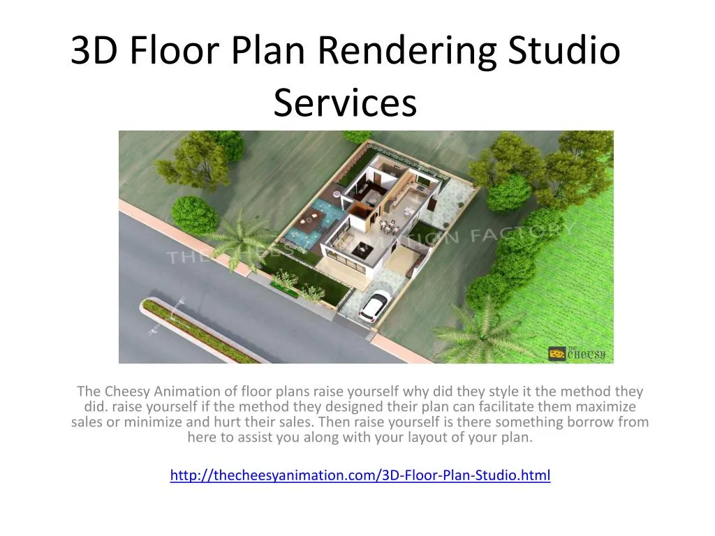 3d floor plan rendering studio services