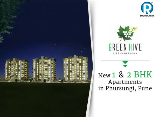 1 / 2 BHK Apartments in Phursungi, Pune