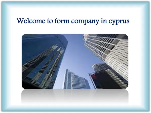 Welcome to form company in cyprus