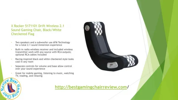 The X Rocker Wireless gaming chair