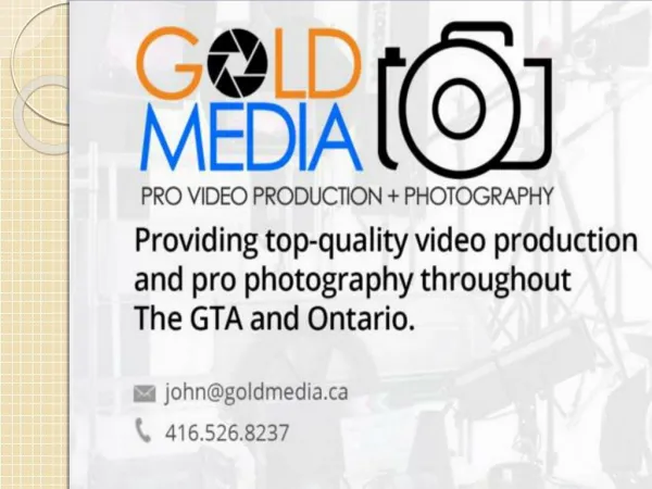 Gold Media Professional Contemporary Photography