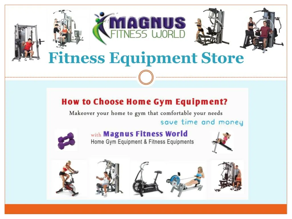 fitness equipment store