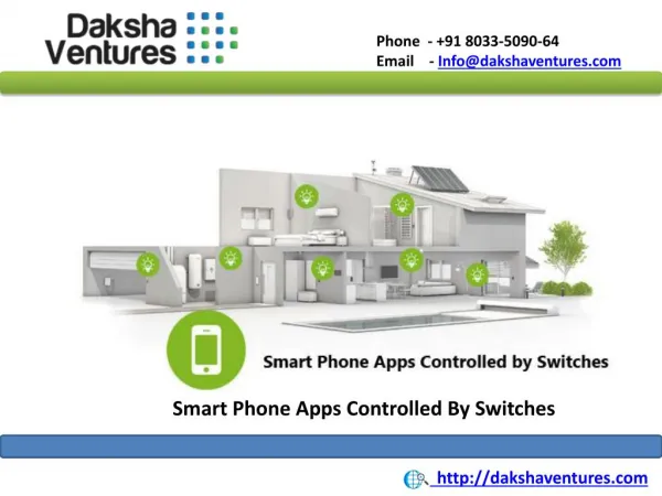 Smart phone apps to control Switches