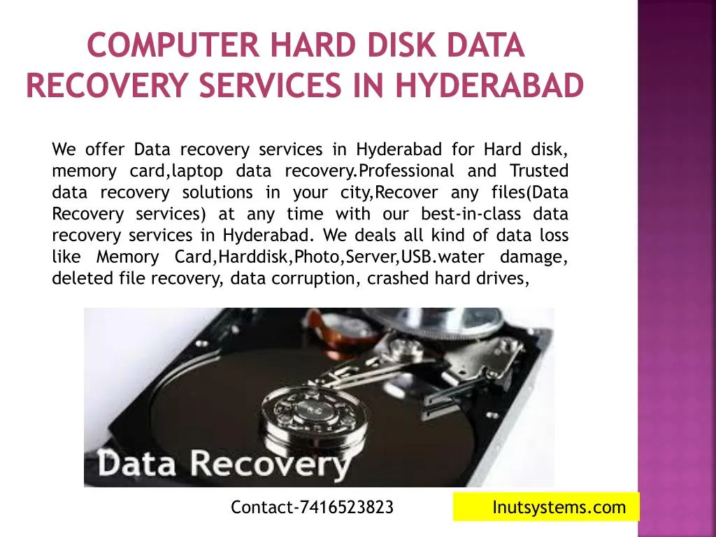 computer hard disk data recovery services in hyderabad