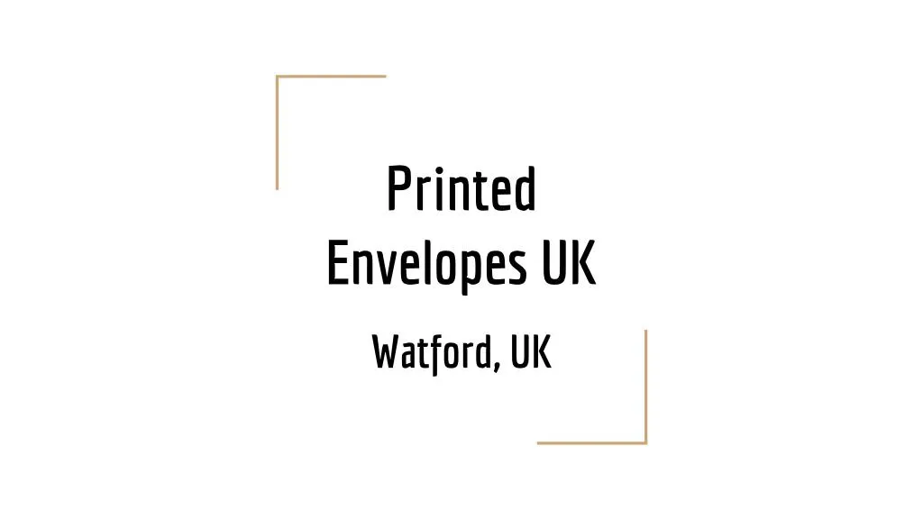 printed envelopes uk