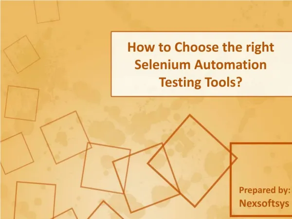 How to choose the right selenium automation testing tools?