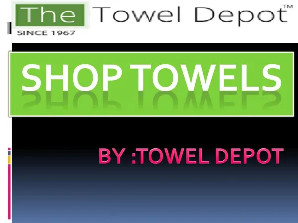 shop towels