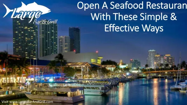 Open A Seafood Restaurant With These Simple & Effective Ways