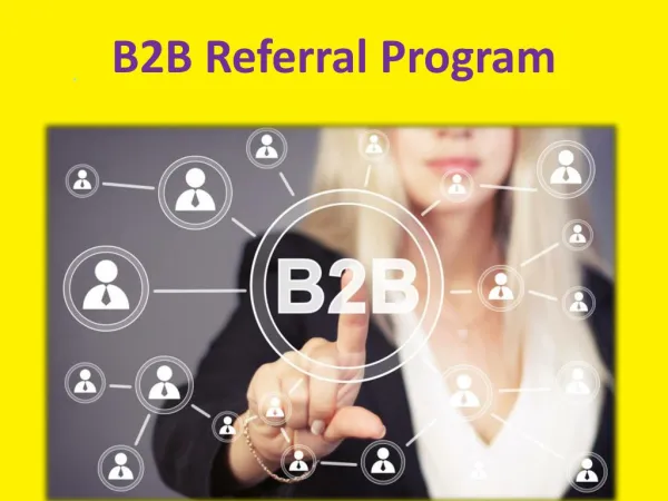 B2B Referral Program