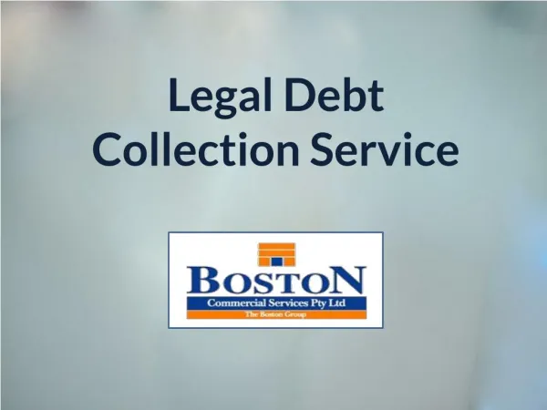 Legal Debt Collection Service