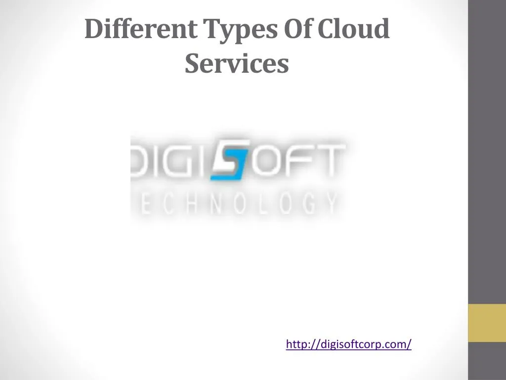 different types of cloud services