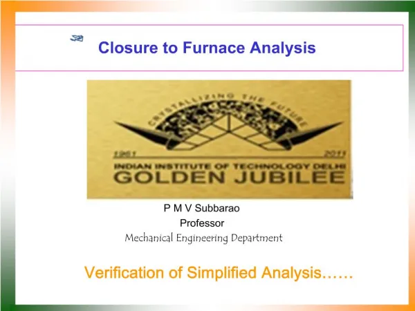 Closure to Furnace Analysis