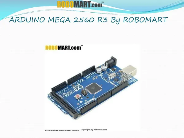 Arduino Mega 2560 Projects Robomart
