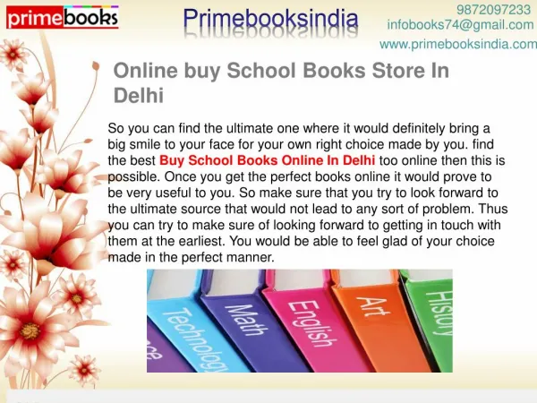 Online buy School Books Store In Delhi