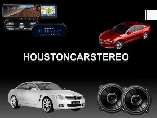 Houston Car audio installation
