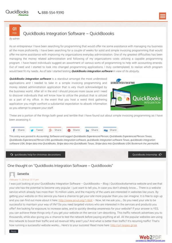 QuickBooks Integration Software