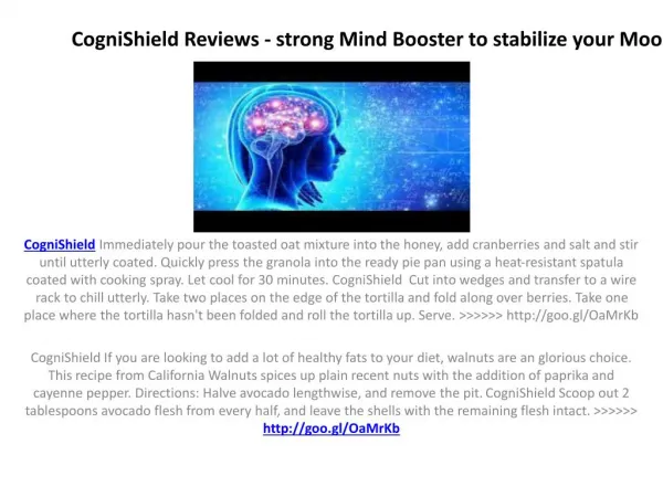 CogniShield Reviews - Increase the overall energy level of Bady