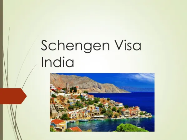 Schengen Visa India