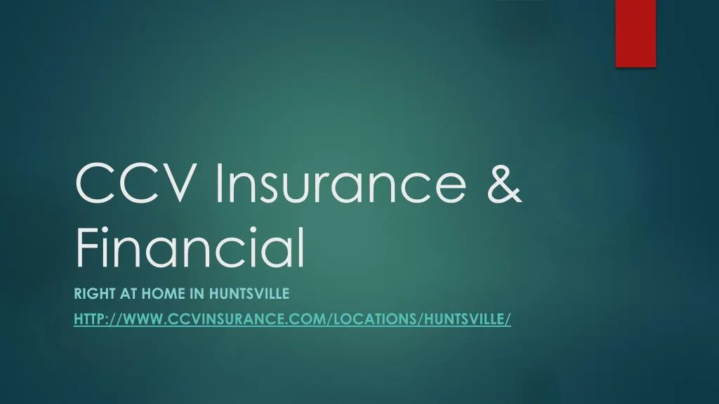 ccv insurance financial
