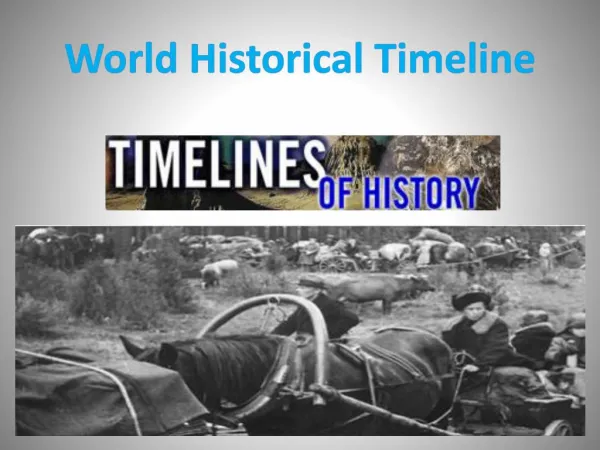 World Historical Timeline