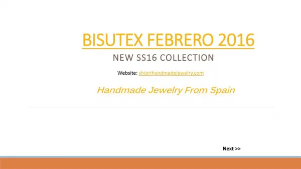 BISUTEX FEBRERO 2016 | Bisutería Fina Online